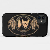 11 Native Art Wolf Drapeau iPhone 5 Coque Rebellion C (Dos (Horizontal))