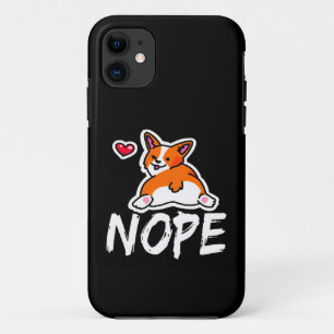 11 Nope Corgi iPhone 11 Hoesje