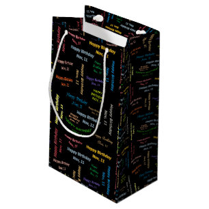 11 novembre Sac cadeau d'anniversaire
