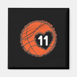 #11 Nummer 11 in het hart - Bysketbyll speler Scha Magneet
