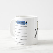 11 onces. l'éléphant de tasse de café "se (Devant gauche)