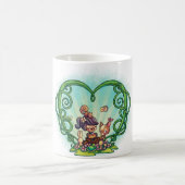 11 onces. Tasse blanche classique de chanson de (Centre)