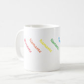 11 onces. Tasse de Namaste (Devant gauche)