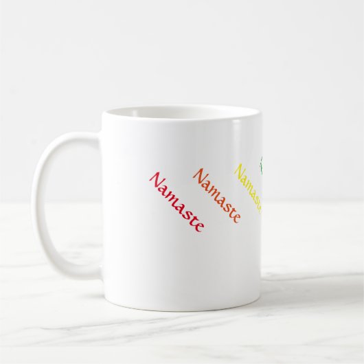 11 onces. Tasse de Namaste (Gauche)