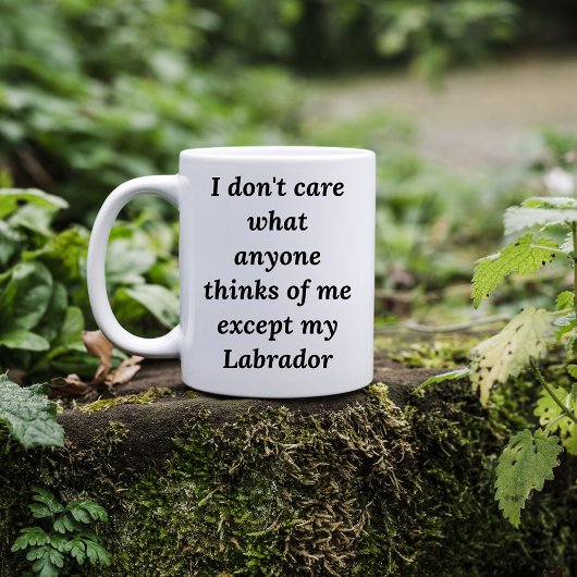 11 oz Black Labrador Retriever Funny Gift Mug