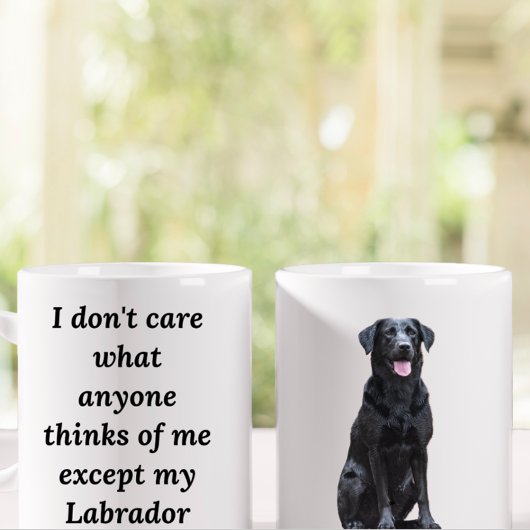 11 oz Black Labrador Retriever Funny Gift Mug