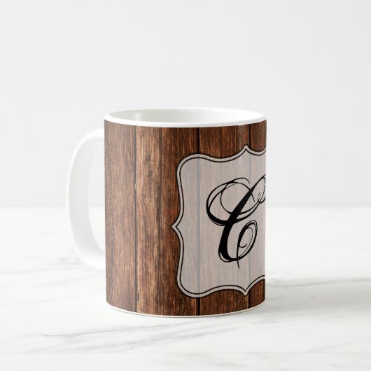 11 Oz. Café Mug Grange Bois Pays Rustique (Devant gauche)