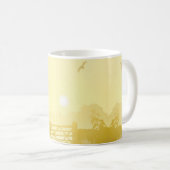 11 Oz. Café Mug Sunny Matin Farm Pays Rusti (Devant droit)