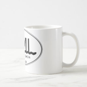 11 oz Ceramic Coffee Mok Smith Mountain Lake VA