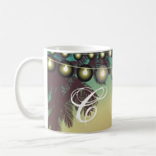 11 Oz. Coffee Mug Beach Sunset Palmiers String L