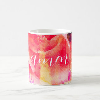 11 oz Floral AMEN Koffie Mok