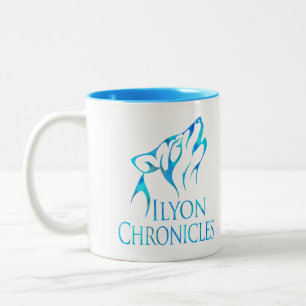 11 oz Ilyon Chronicles Blue Wolf Two-Tone Mok