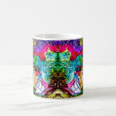 11 OZ—KLEURRIJKE ABSTRACTE KUNST KOFFIE MOK (Center)