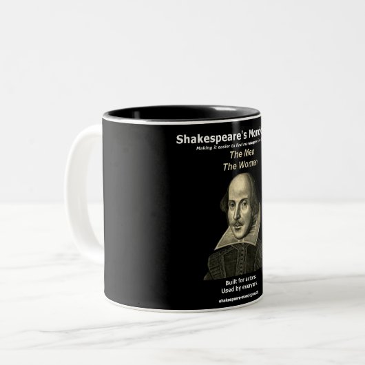 11 oz Mok zwart-wit (Voorkant links)