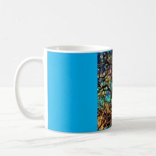 11 oz. Mug- Arbre de vie Café Mug (Gauche)