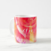 11 oz Mug de café AMÉNAGÉ Floral (Devant gauche)