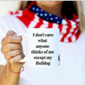 11 oz Mug de Chien Amusant Noir Français