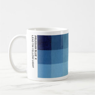 11 oz Pruisisch Blauw x Lood Tin Geel Licht Mok