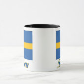 11 oz Ringer Mok Flag/Zweden (Midden)