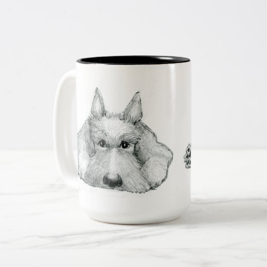 11 oz Scottie Mug (Devant gauche)