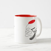 11 oz tasse à deux tons (Devant droit)