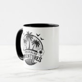 11 oz tasse de café Forever Chasing Adventures (Devant gauche)
