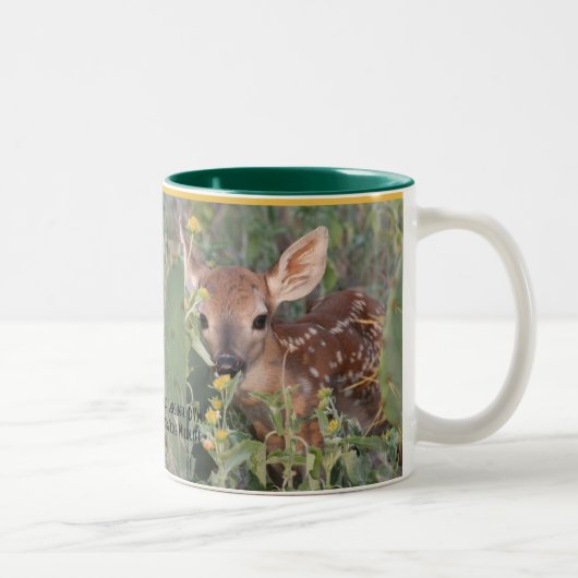 11 oz. twee toonaangevende mok met Texas Whitetail (Rechts)
