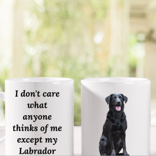 11 oz Zwart Labrador Retriever Funny Gift Mok