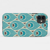 11 Peacock Motif iPhone 5 Coque (Dos (Horizontal))