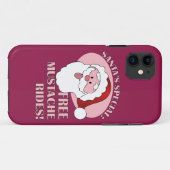 11 Père Noël coque iphone des tours de moustache (Dos (Horizontal))