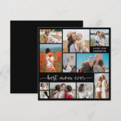 11 Photo Collage Meilleure Maman Carte de voeux (Devant / Derrière)