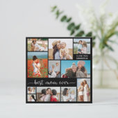 11 Photo Collage Meilleure Maman Carte de voeux (Debout devant)