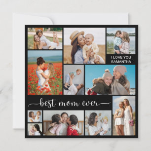 11 Photo Collage Meilleure Maman Carte de voeux