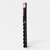 11 Pink En vichy Black Polka Dot iPhone 5 Coque (Dos/Gauche)