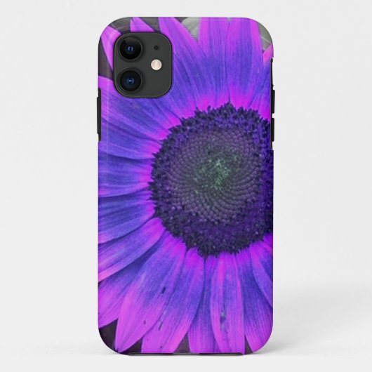 11 Pink N violet tournesol iPhone 5 coque (Dos)