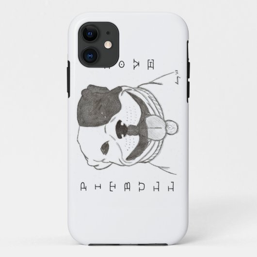 11 Pitbull Love iPhone 5 Coque (Dos)