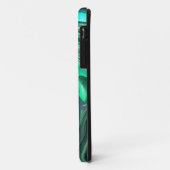 11 Plum Dove Abstraite dans Aqua iPhone 5 Coque (Dos/Gauche)