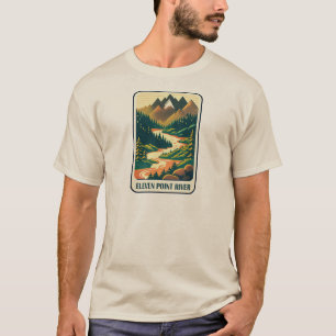 11 Point River Missouri kleuren T-shirt