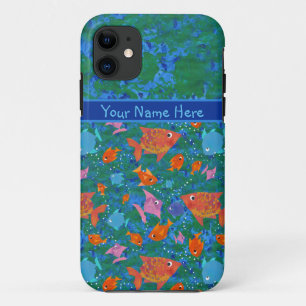 11 Poisson coloré Personnalisé iPhone 5 Xtreme Coque