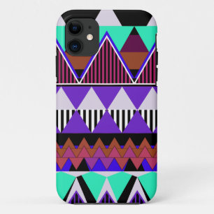 11 Pop Neon Tribal 3 iPhone 5 Coque-Mate Coque