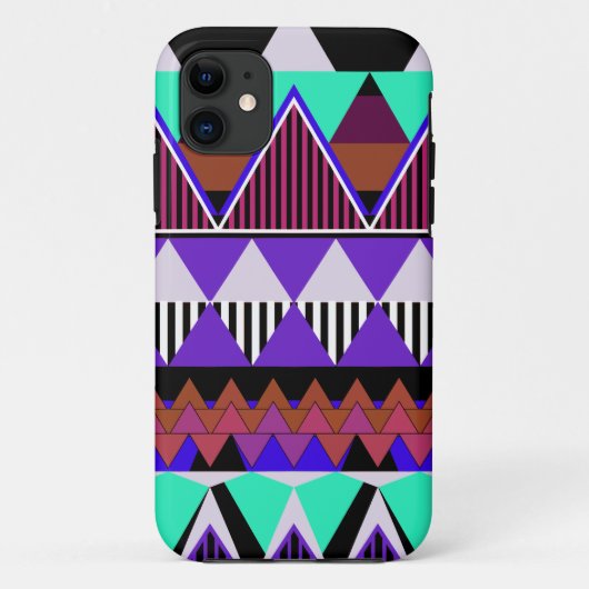 11 Pop Neon Tribal 3 iPhone 5 Coque-Mate Coque (Dos)