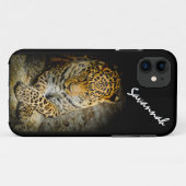 11 Repose personnalisée Leopard iPhone 5 ou 5S Coque (Dos (Horizontal))