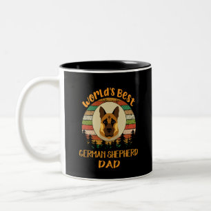 11 's Werelds beste Duitse herder papa Tweekleurige Koffiemok