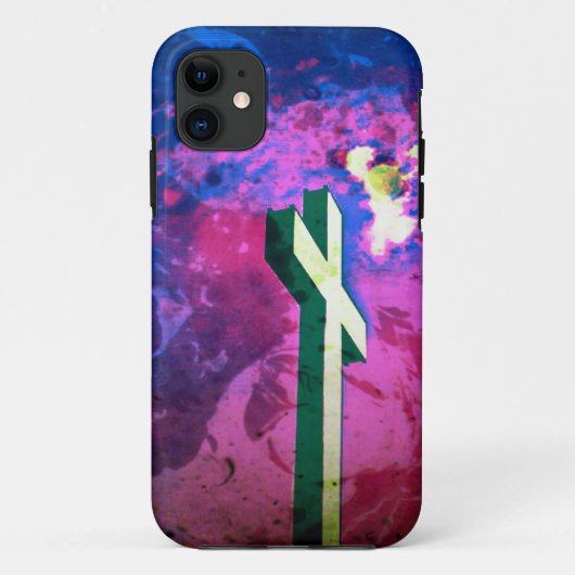 11 Saint Croix framboise/bleu velours iPhone 5 coque (Dos)