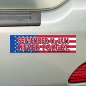 11 SEPTEMBER 2001 Bumpersticker (Op auto)
