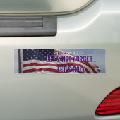 11 september 2001 bumpersticker (Op auto)
