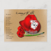 11 september 9/11 Herdenkingsmonument Briefkaart (Voorkant)