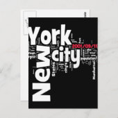 11 september briefkaart (Voorkant / Achterkant)