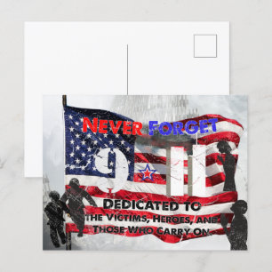 11 september-herdenking briefkaart