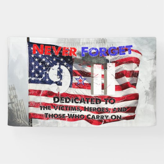 11 september Jubileum Spandoek (Horizontaal)